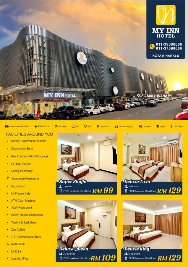 My Inn Hotel Inanam Екстер'єр фото